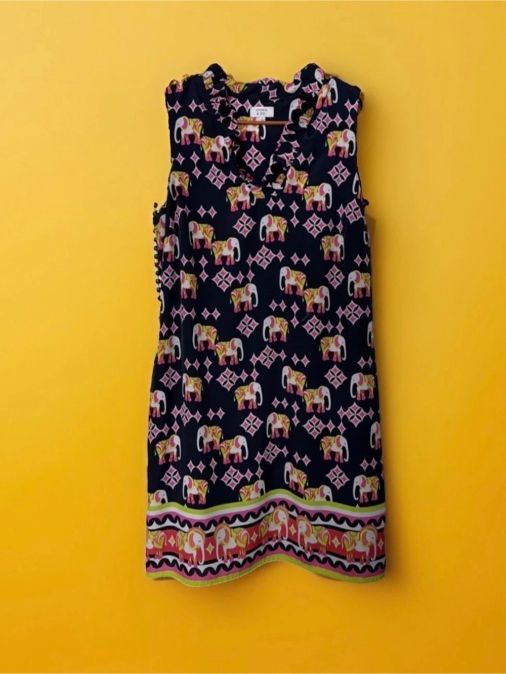 Crown & Ivy Women's Printed Mini Dress Size 8